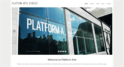 Desktop Screenshot of platformarts.net
